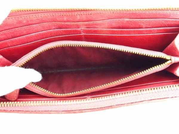 ミュウミュウ L字ファスナー財布 長財布 マテラッセ ピンク