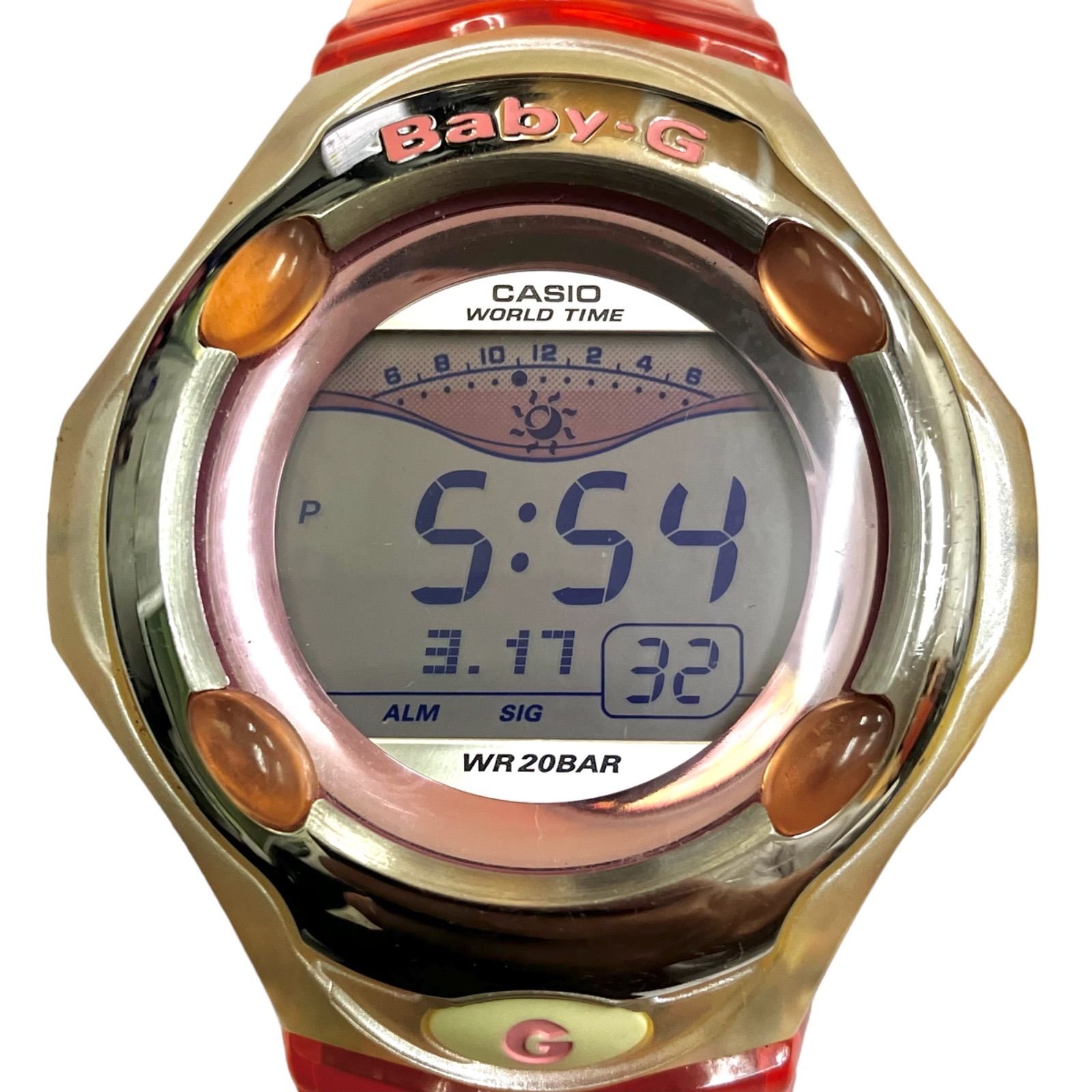 上美品です⭐️CASIO Baby-G】 カシオベビーG CASIO WORLD TIME