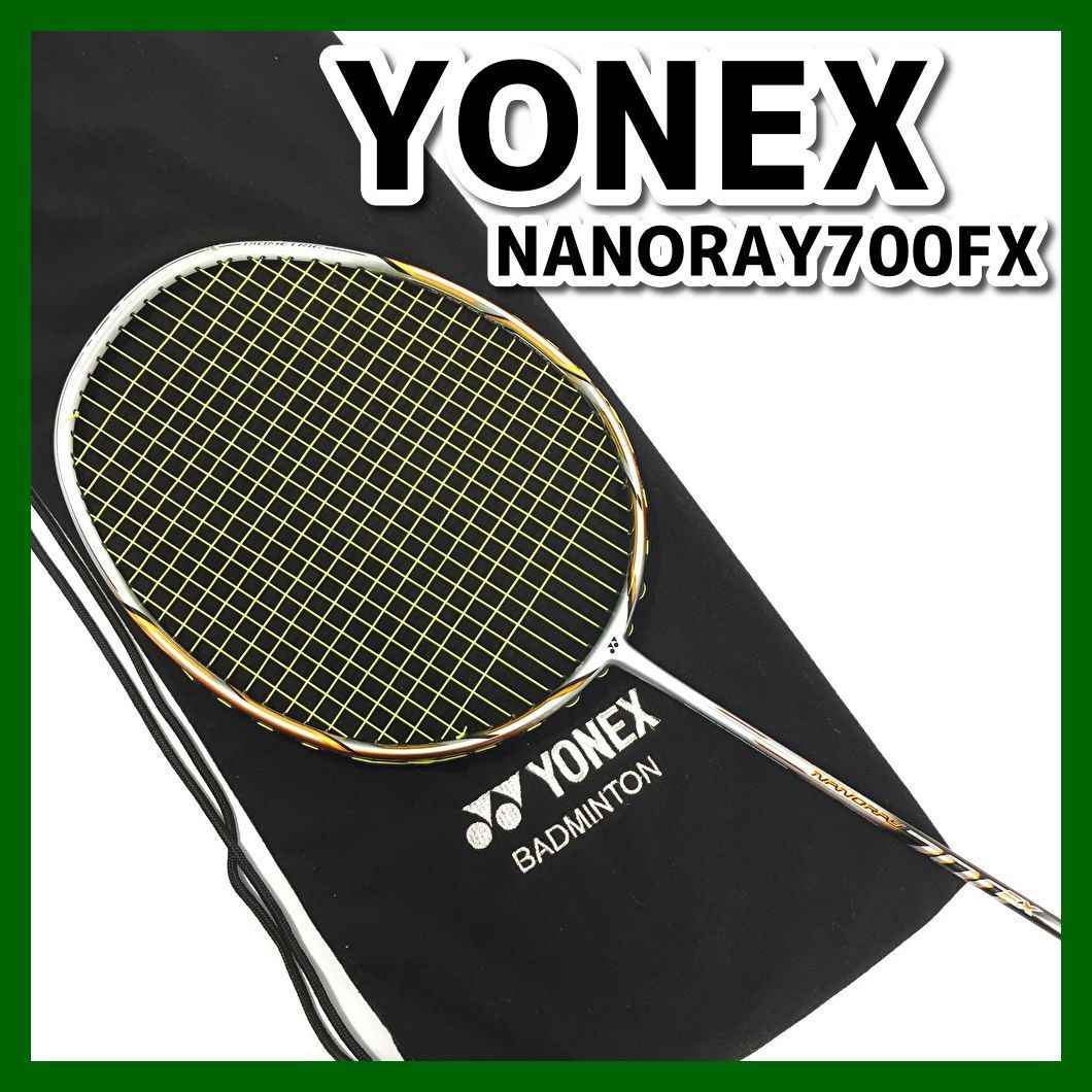 ヨネックス YONEX バトミントンラケット NANORAY700FX ナノレイ700FX 現状品 MO10-008