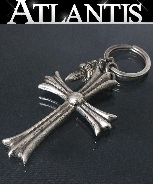 クロムハーツラージクロスダガースプリットキーリング