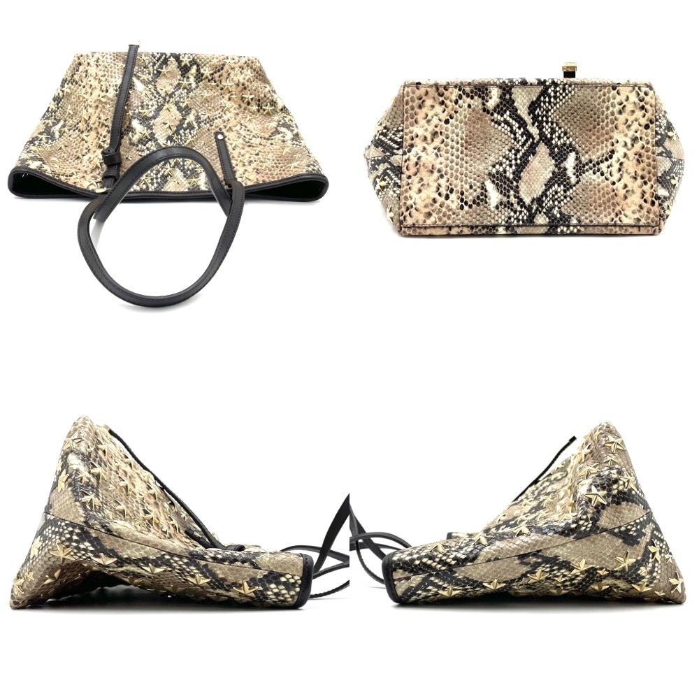 ジミーチュウ ハンドバッグ レディース トートバッグ パイソン柄 蛇柄 