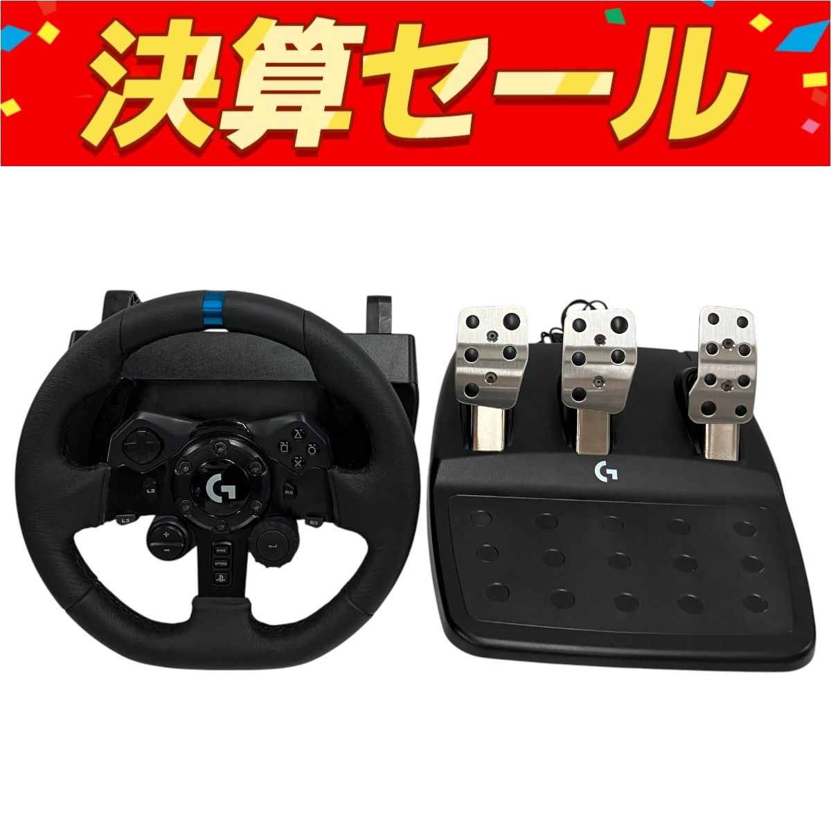 Logicool G923 TRUEFORCEレーシングホイール PlayStation PC向け ゲーム 車 趣味 ロジクール T10062240