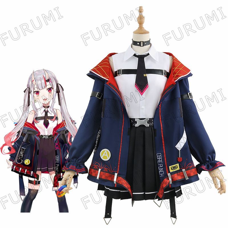 VTuber ブイチューバー コスプレ 百鬼あやめ コスプレ衣装 女性用 コスチューム パーティー 変装 制服 演出服 cosplay イベンド 変装 仮装 プレゼント 祭り仮装 アニメ クリスマス ハロウィン