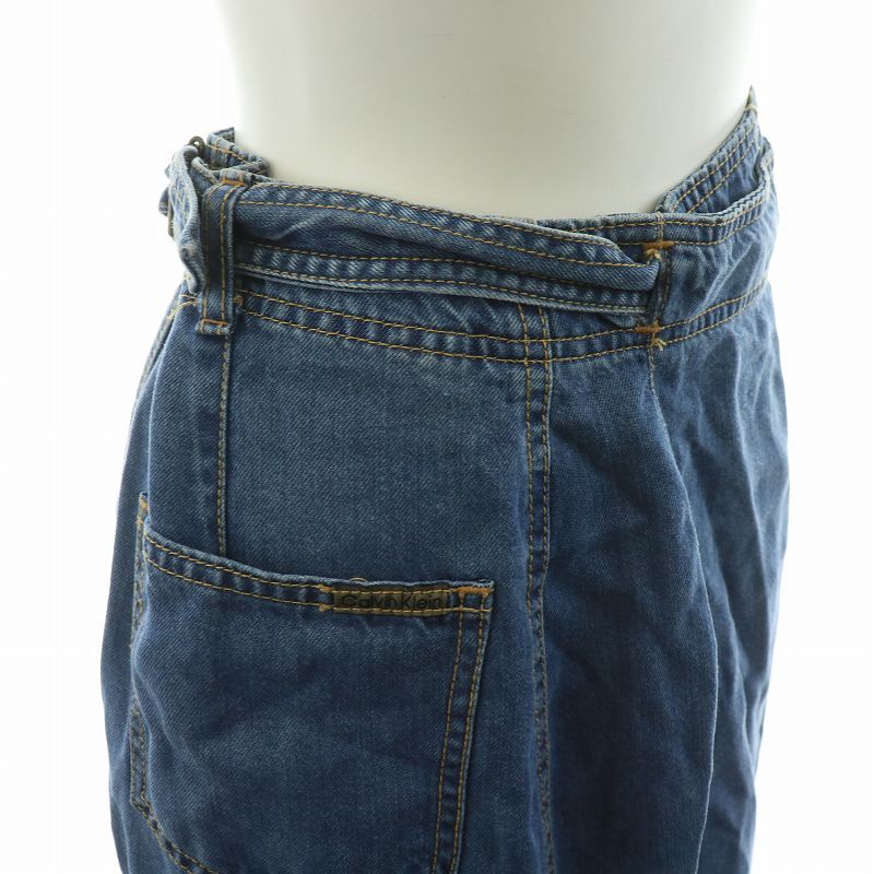 カルバンクラインスポーツ Calvin Klein SPORT デニムラップスカート 