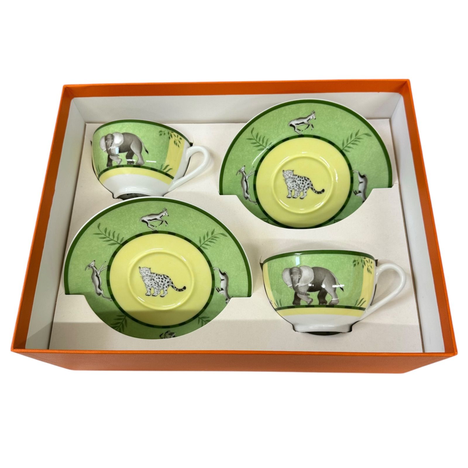 ✨未使用品✨Hermès エルメス アフリカ ティーカップ＆ソーサー