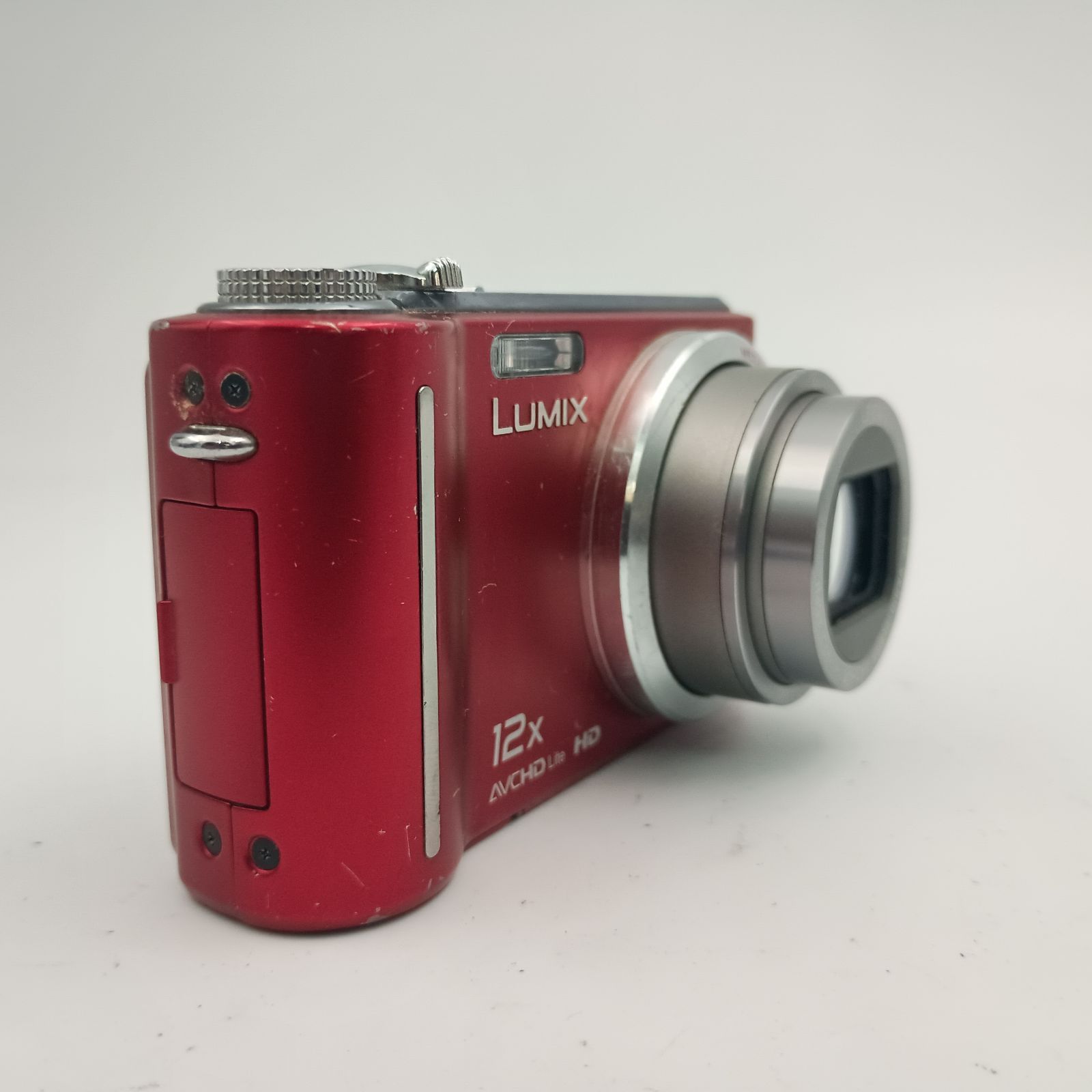 Panasonic LUMIX DMC-TZ7 コンパクトデジタルカメラ Red 赤