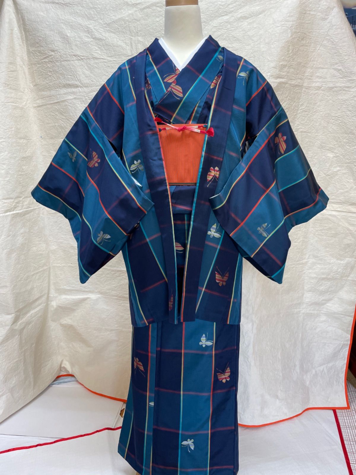 アンサンブル 正絹 着物と羽織のセット