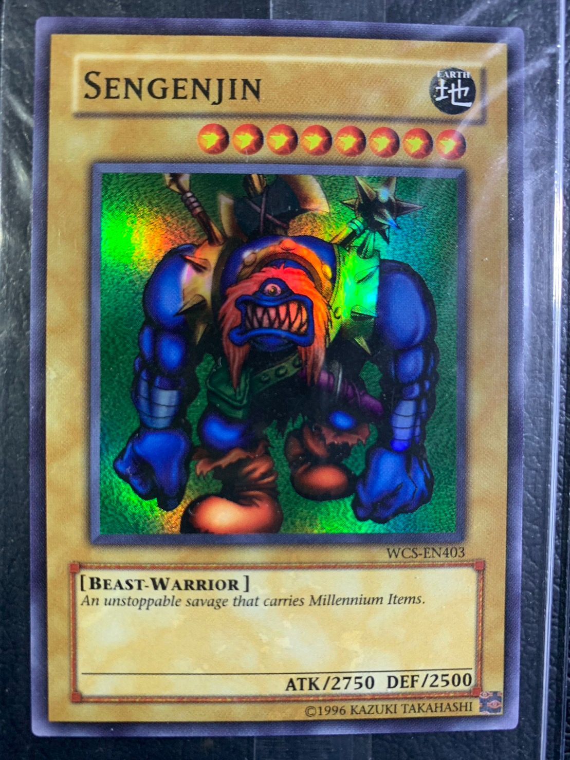 遊戯王 - 遊戯王  千年原人  英語版  未開封　プロモカード　WCS-EN403 遊戯王 千年原人 英語版 スーパー WCS - メルカリ