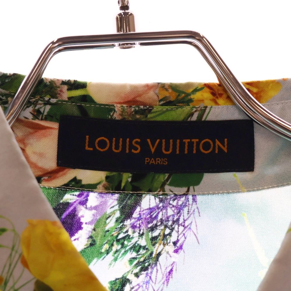 Louis Vuitton ブラウス 美品 フラワーモチーフ シルク
