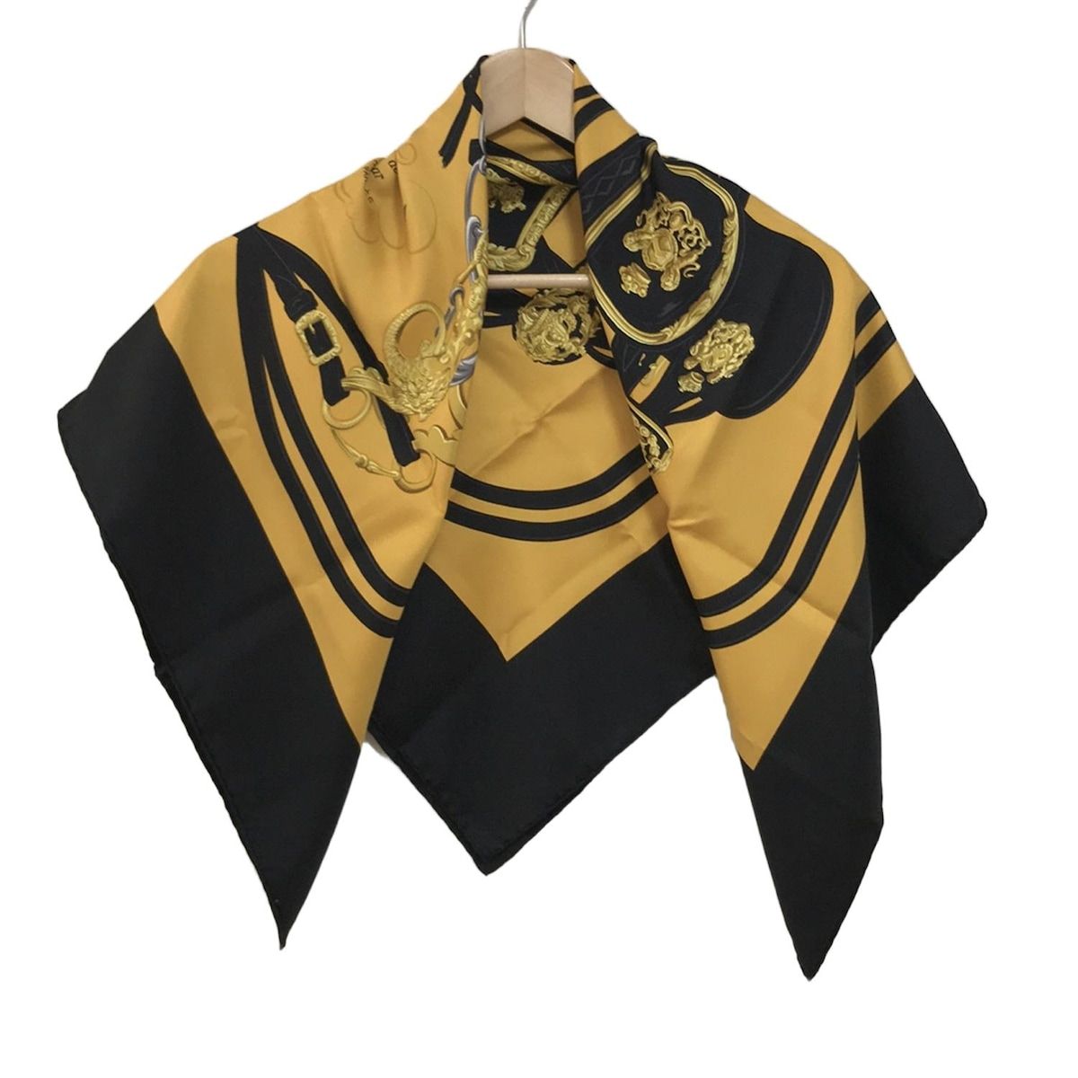 HERMES(エルメス) Poste et Cavalerie カレ90 スカーフ ネイビー