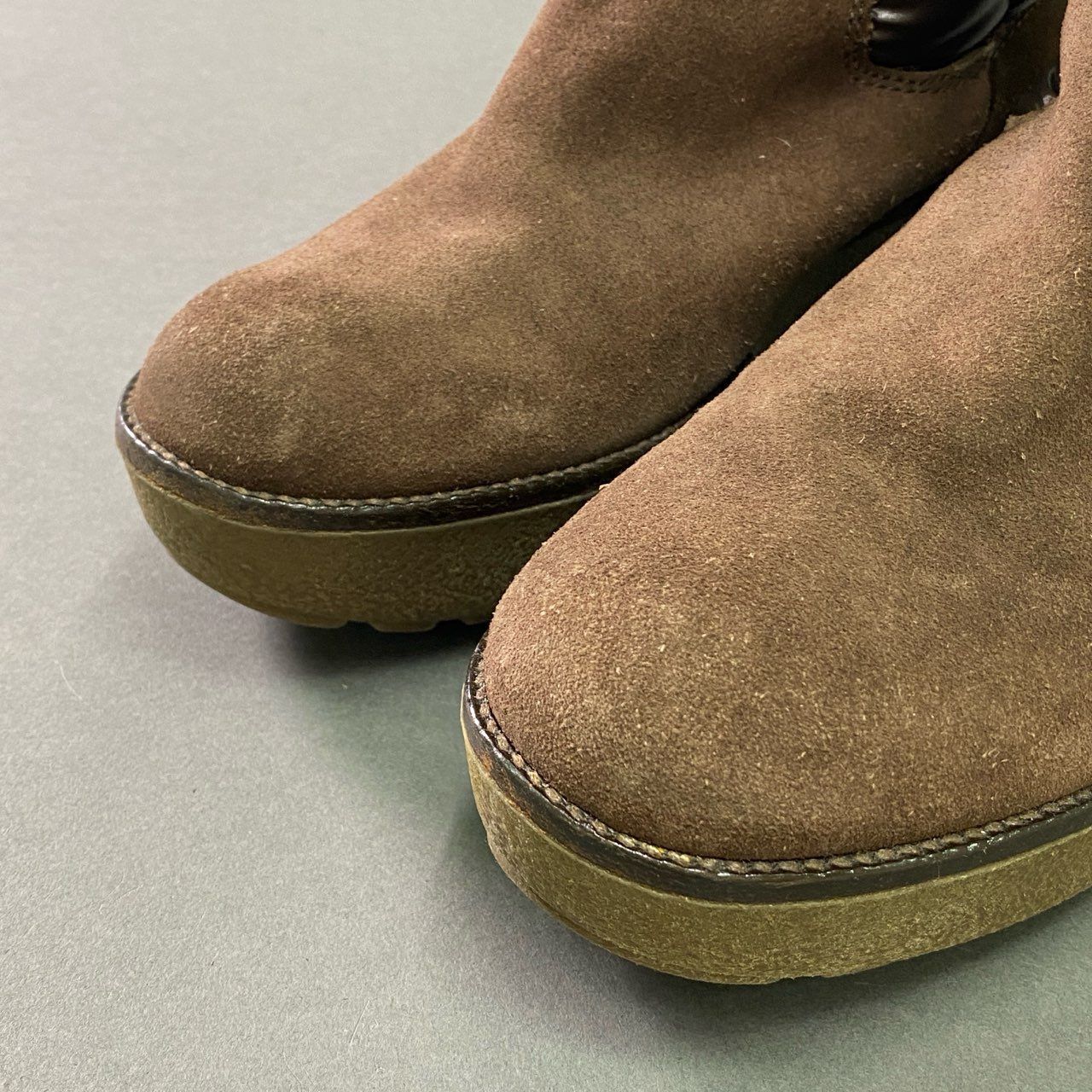 1e16 MONCLER モンクレール フロントジップ ロングダウンブーツ 37  