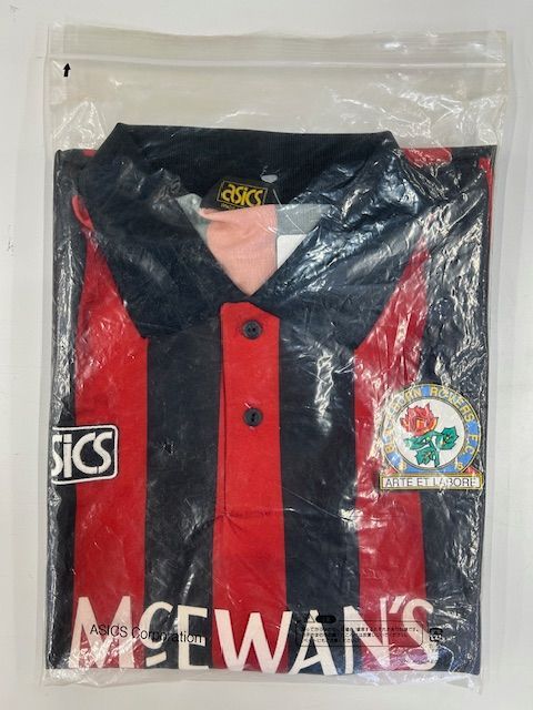 asics 1994-95 ブラックバーン ローヴァーズFC ユニフォーム ☆1994/95 ASICS BLACKBURN ROVERS FC アシックス ブラック
