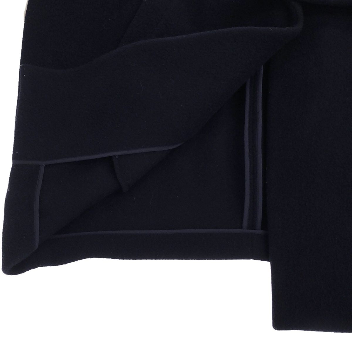 ENFOLD エンフォルド ショートビーバーボックスコクーンコート  