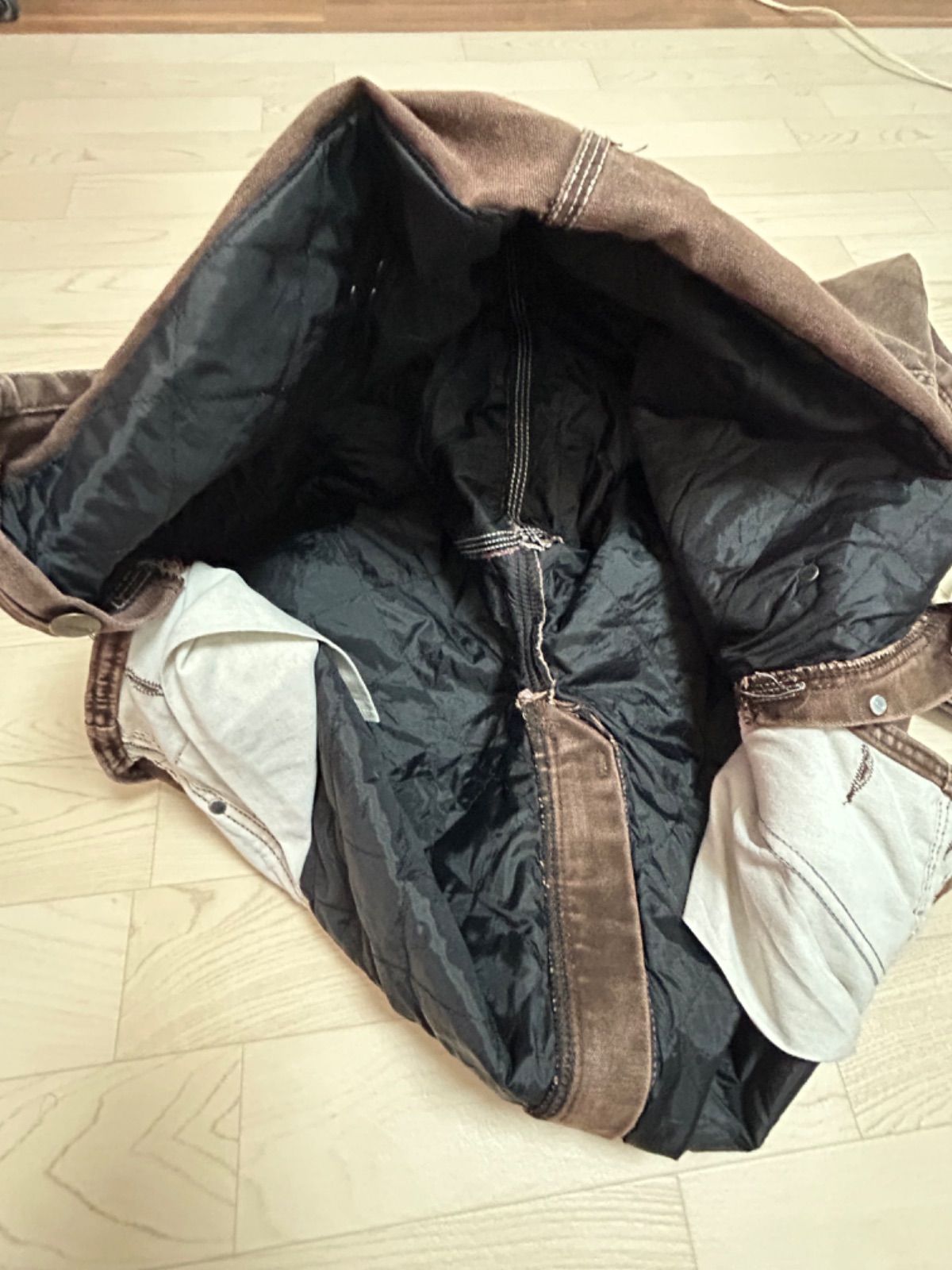 希少】carhartt オーバーオール ダブルニー 中綿キルティング