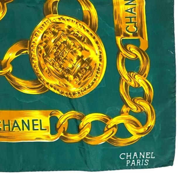 CHANEL シャネル 大判 スカーフ アクセサリー 小物 ココマーク 