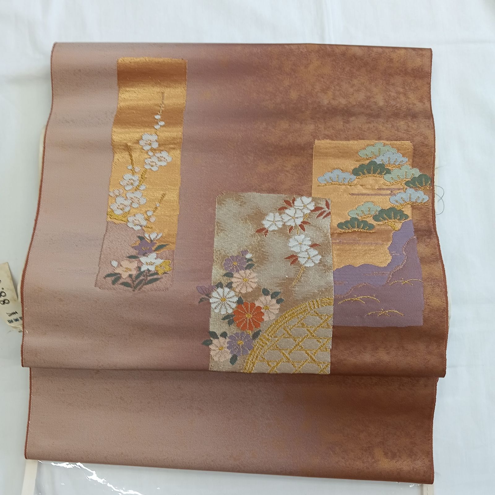正絹 未仕立て 名古屋帯 反物 20－2227 - メルカリ