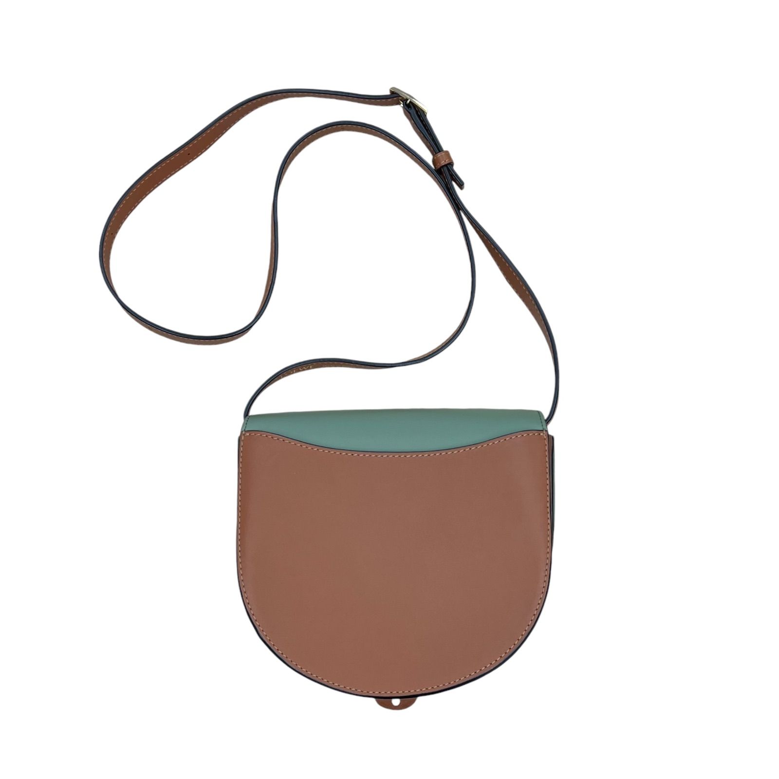 訳アリ★LOEWE★アナグラム ヒールデュオバッグ ローズマリー LOEWE ロエベ アナグラム ヒールデュオ ショルダーバッグ カーフ