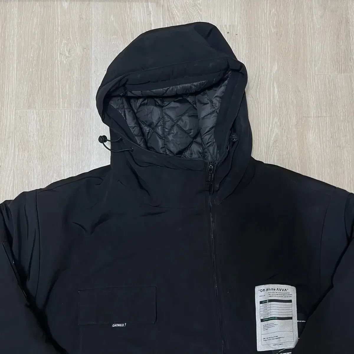 F2768【Dickies】ストライプオーバーオール【50インチ】ブルー