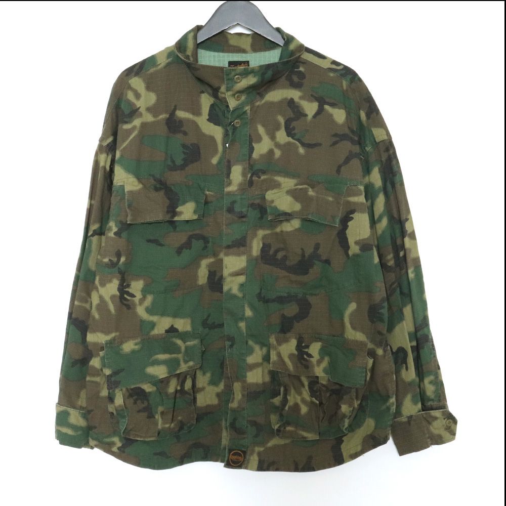 テンダーロイン リップストップ カモ ジャケット TENDERLOIN テンダーロイン 20SS MOCK BDU RIP STOP JKT CAMO