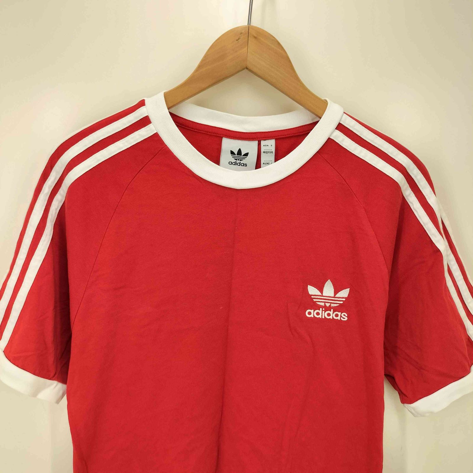 アディダスオリジナルス メンズ リンガーTシャツ ブラック×ホワイト 