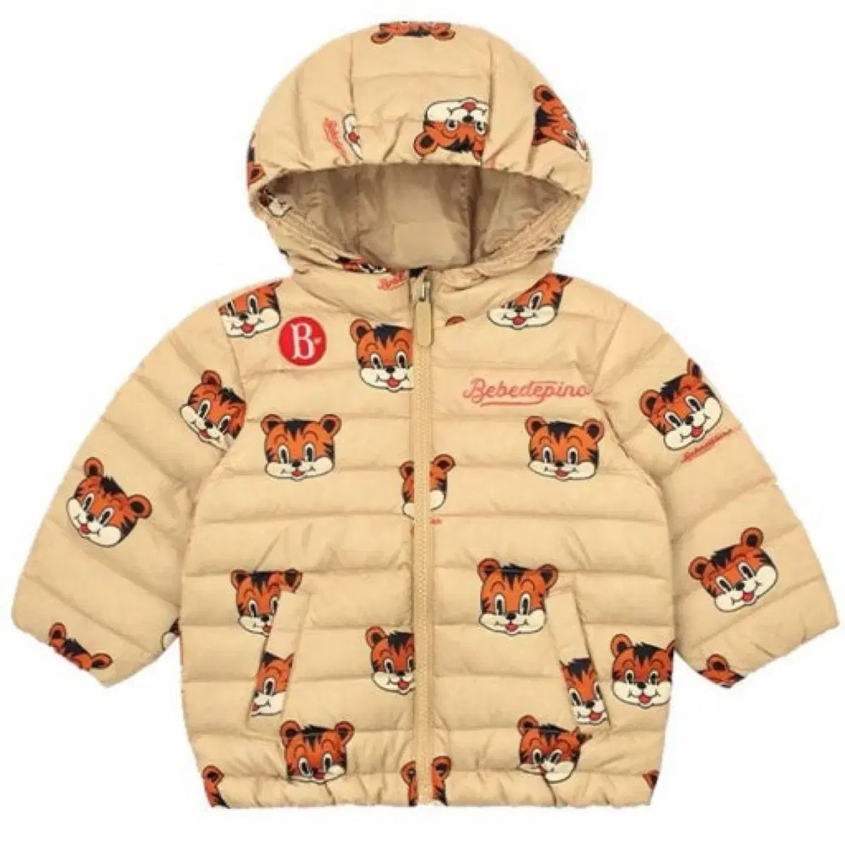 BEBE DE PINO ベベデピノ タイガー柄 軽量ダウン アウター