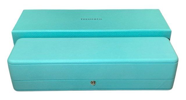 ティファニー 箱のみ ケース 化粧箱 ブレスレットケース ネックレスケース ペンダントケース 空き箱 BOX ジュエリーケース TIFFANY ティファニーブルー ブルー ブレスレット用 ネックレス用 内箱 箱 外箱