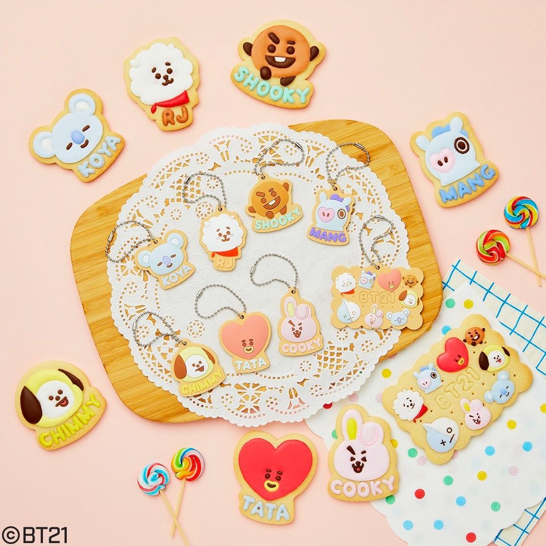 bt21 おおになビスケットプレート 一番くじ I賞 - バーベキュー・調理用品