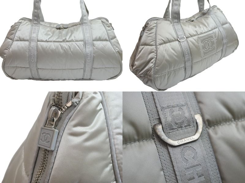 CHANEL シャネル ボストンバッグ スポーツライン ココマークスクエア