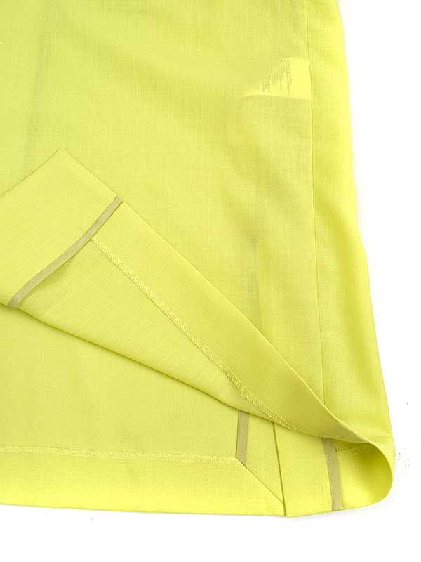 sacai】Suiting Shirt レイヤードスーチングシャツ イエロー