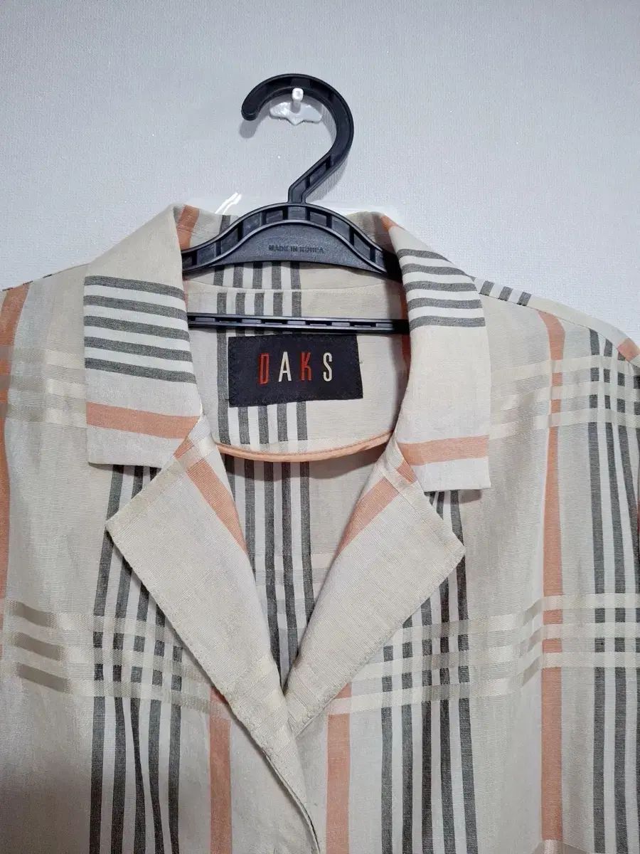DAKS レディース CHECK 麻 ジャケット 7788