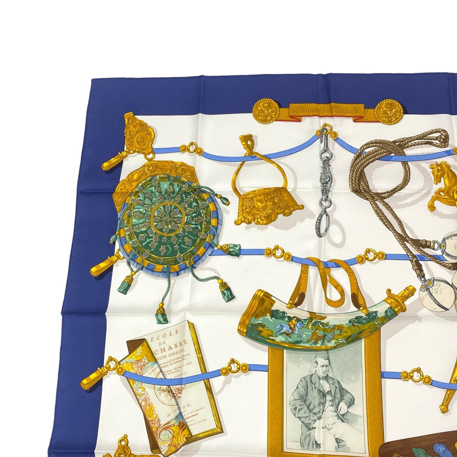 未使用品 HERMES エルメス スカーフ シルク カレ90 Memoire d