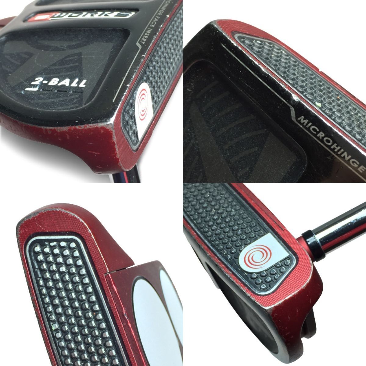 ◎◎ODYSSEY オデッセイ O-WORKS RED 2-BALL パター 32インチ シャフト凹み傷有 ODYSSEY オデッセイ O-WORKS RED 2-BALL パター 32インチ