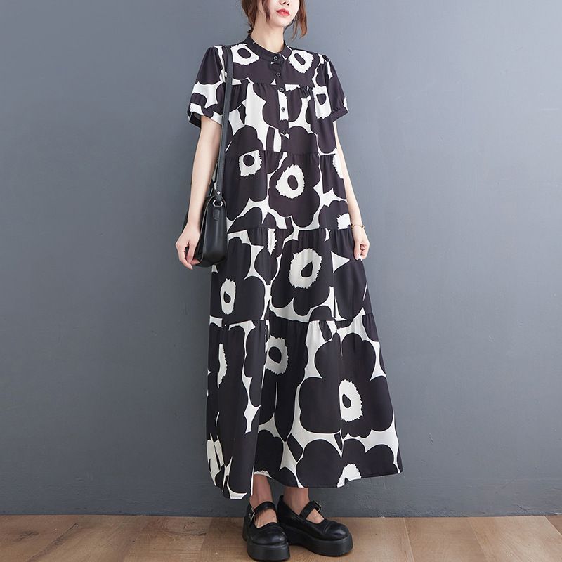 lgb総柄ロングドレスワンピースifsixwasnine ルグランブルー LGB