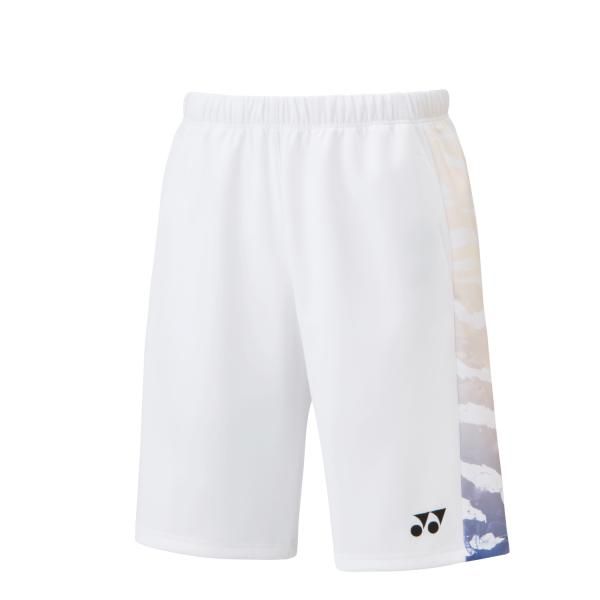 【新品・5営業日で発送】YONEX ヨネックス メンズニットハーフパンツ (15148) 色 : ホワイト サイズ : SS 