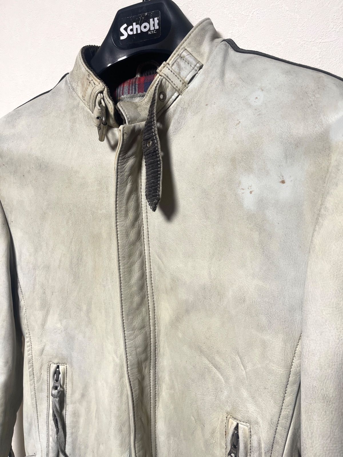 Schottライダースジャケット ショットレザージャケット Ｓ