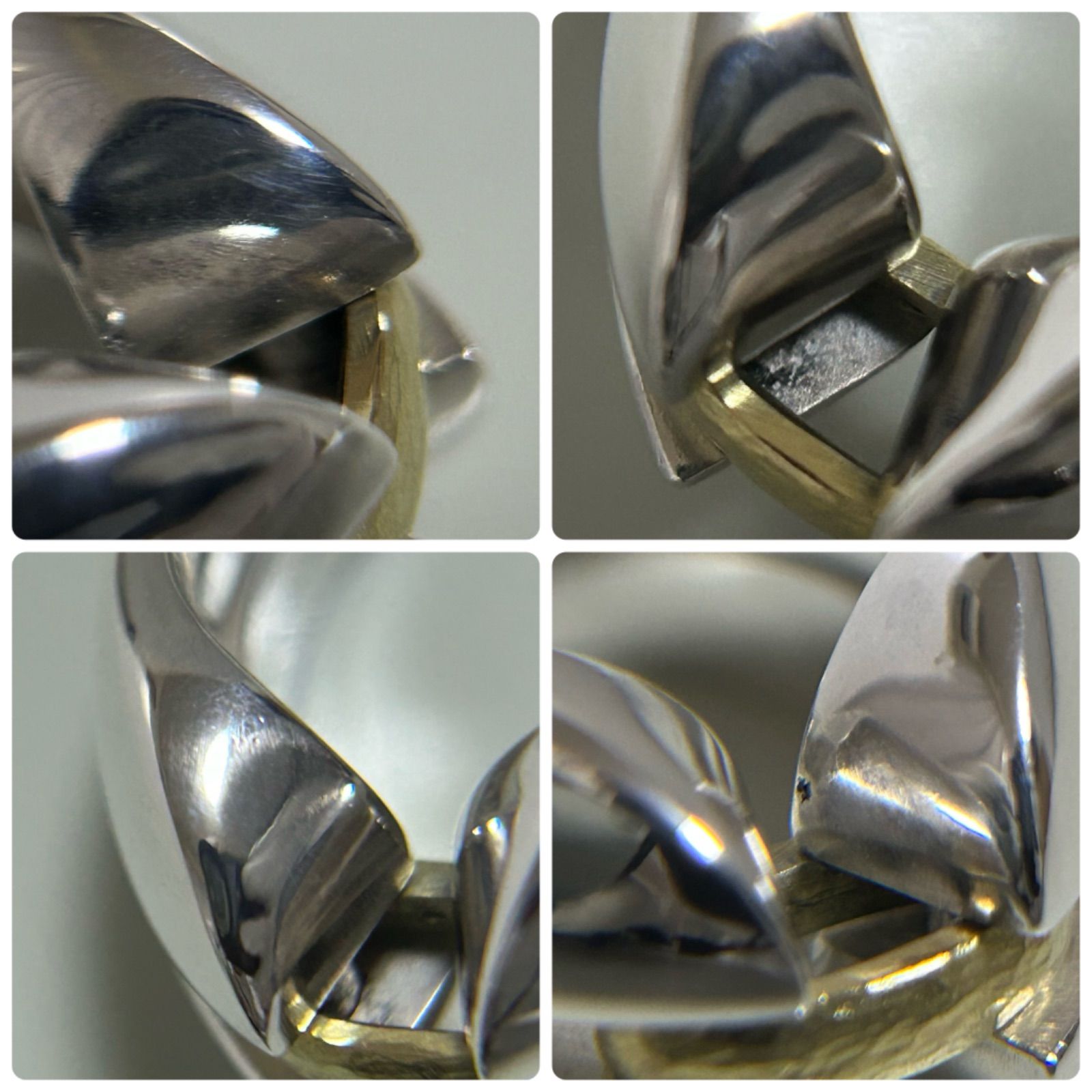 ジョージジェンセン リング 指輪 311 レギツ オバゴー AG925 コンビ 約 