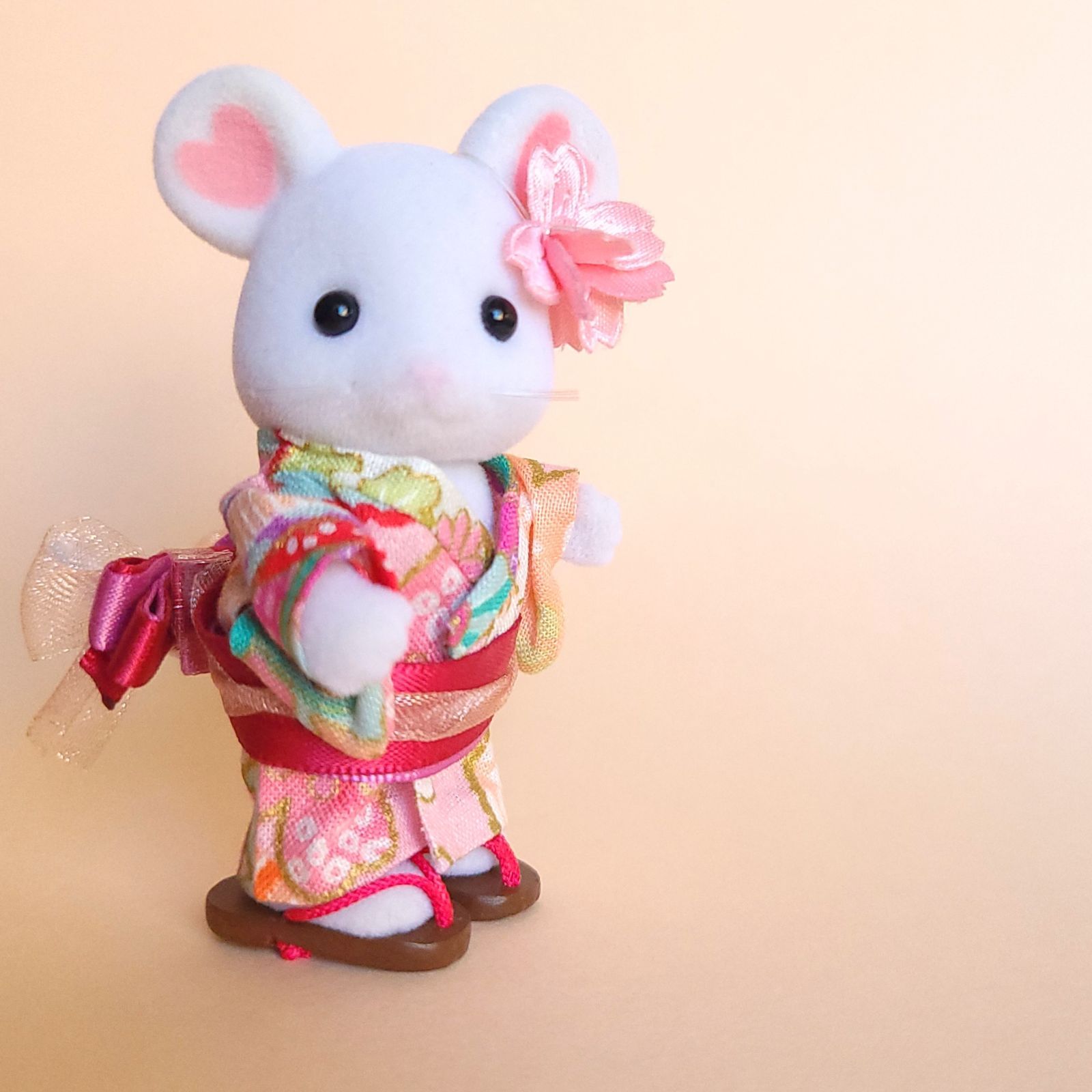 シルバニアファミリーハンドメイド 浴衣セット 着物 女の子 こども