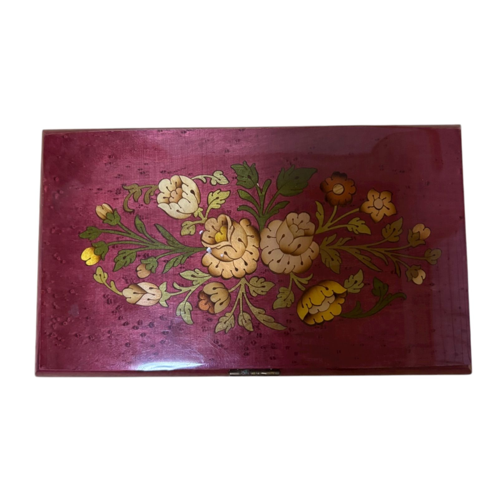 昭和のオルゴール オルゴール REUGE イタリア製 宝石箱 昭和レトロ