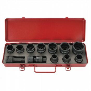 トップ工業 TOP インパクトレンチ用 ソケットセット 差込角12.7mm 六角 PT-1736XUS