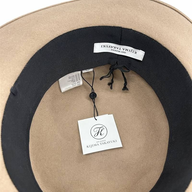未使用品 キジマタカユキ KIJIMATAKAYUKI WOOL HAT ウール ハット EX 