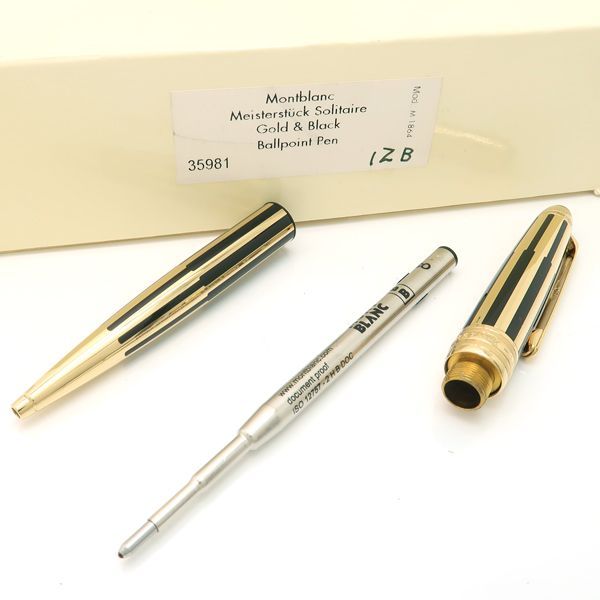 MONTBLANC ボールペン マイスターシュテュック ソリテール ゴールド
