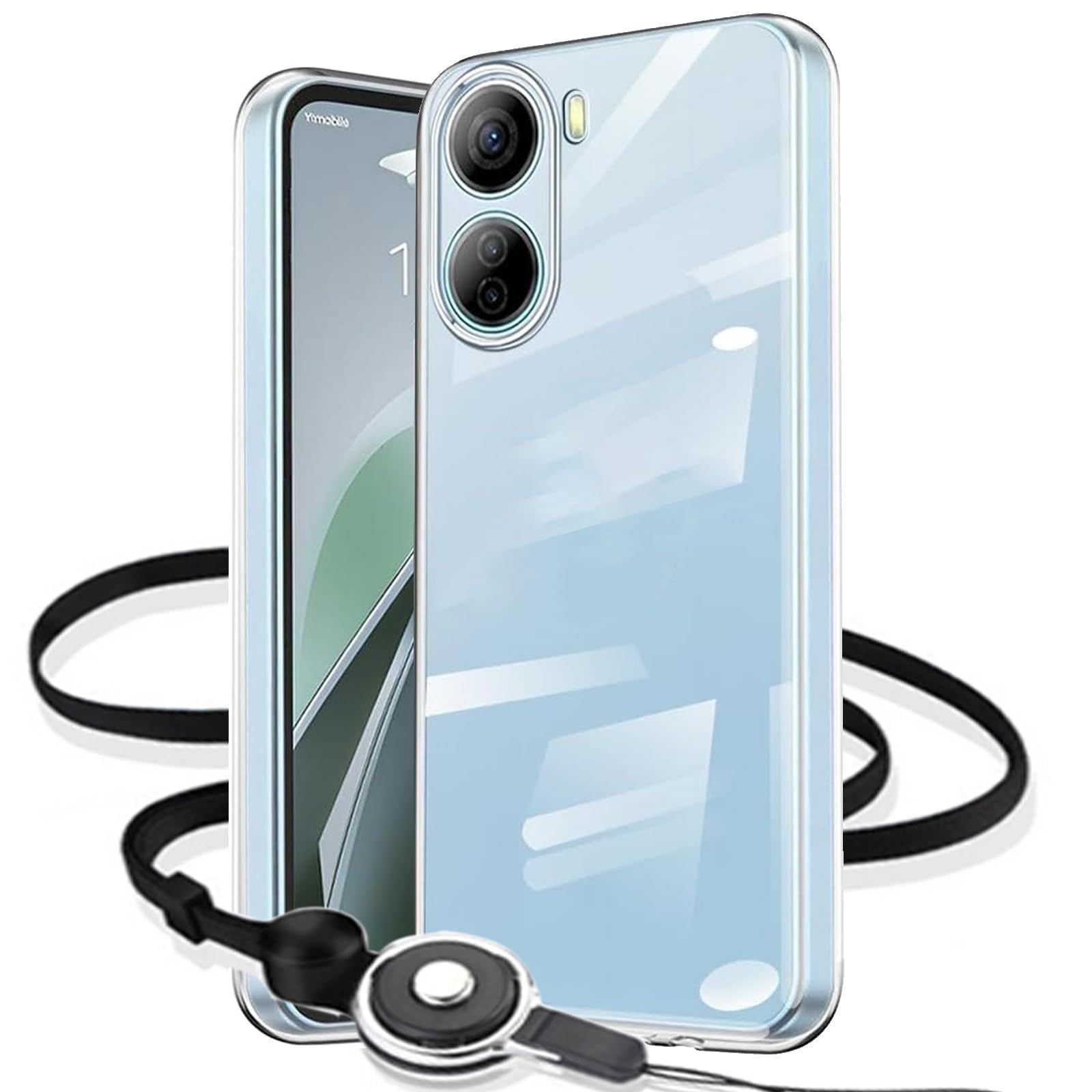 RUIIOCVKK for ZTE Libero 5G IV ケース 耐衝撃 クリア 透明 RUIIOCVKK for ZTE Libero 5G IV ケース 耐衝撃 クリア 透明