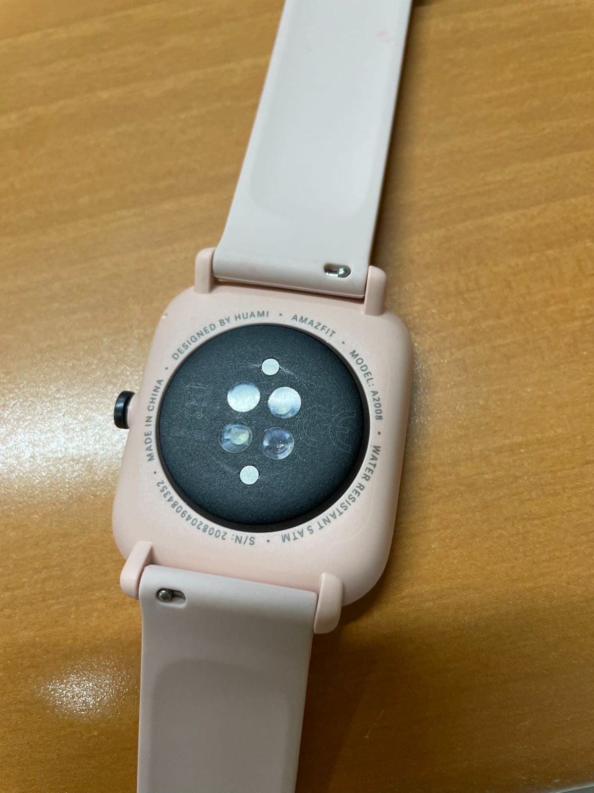 【中古良品】【箱なしで発送】 スマートウォッチ Amazfit Bip U Pro 国内正規代理店 ピンク 血中酸素レベル計測 60種類スポーツモード GPS内蔵 活動量計 心拍計 歩数計 睡眠モニター 着信通知 レディース Xiaomi  シャオミ