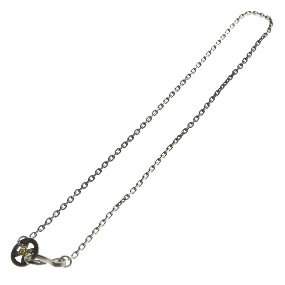 goro s ゴローズ メタル付きホイール細角チェーン ネックレスチェーン