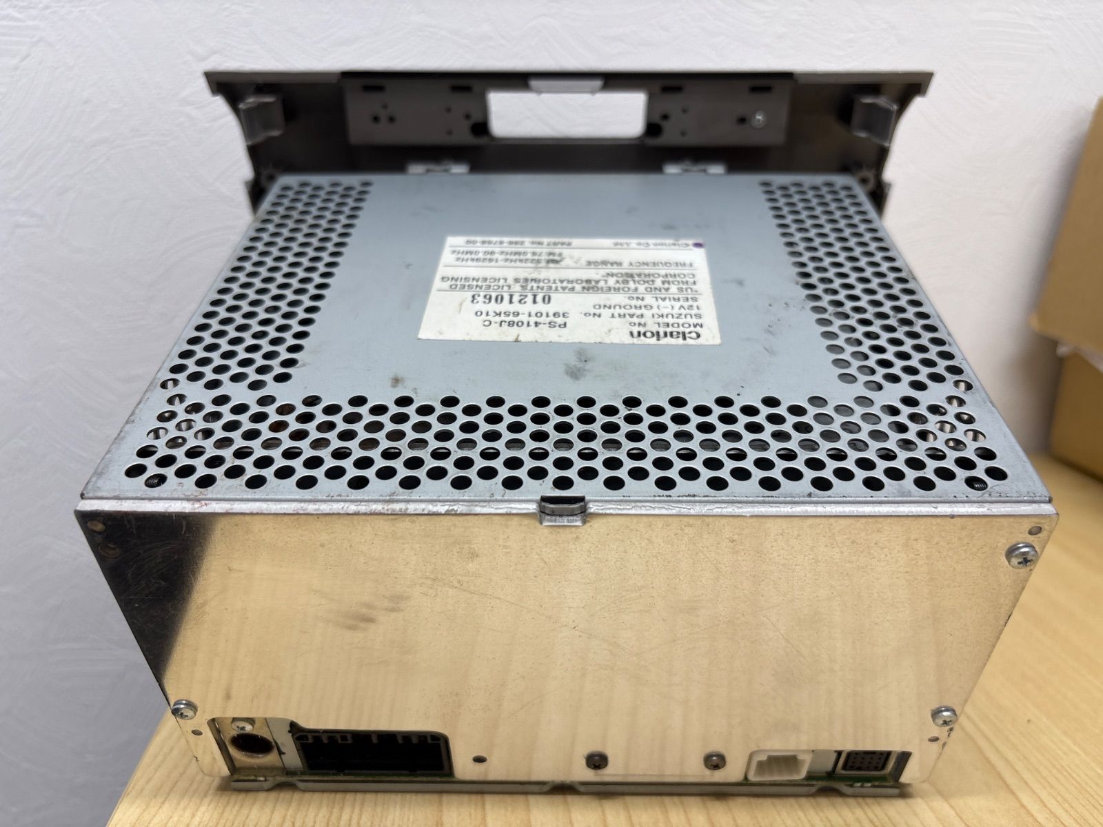 スズキ ワゴンR MH21S 純正 カーオーディオ PS-4108J-C CD/MDデッキ