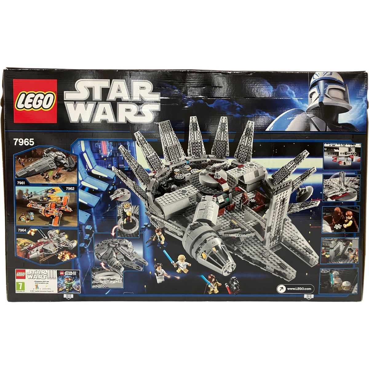 レゴ スターウォーズ ミレニアムファルコン 7965 LEGO 7965 9-14 STAR WARS スターウォーズ ミレニアム・ファルコン 箱