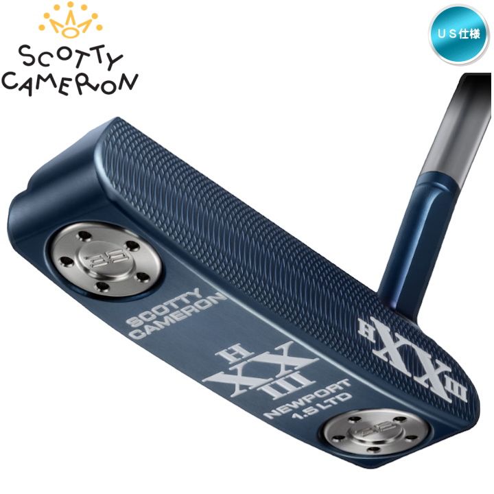 右用 2023 限定 スコッティキャメロン ホリデー HXXIII NEWPORT 1.5 パター 34.5インチ US仕様 Scotty Cameron ニューポート1.5 新品 未使用