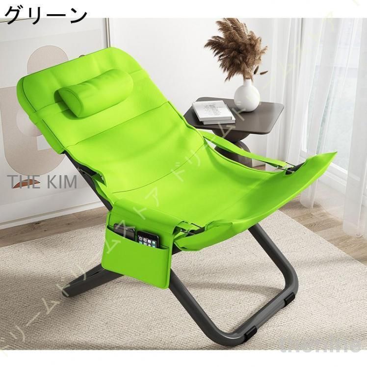 Outport アウトドアチェア キャンプ椅子 リクライニング 緑 Outport アウトドアチェア キャンプ椅子 リクライニング 緑 楽天