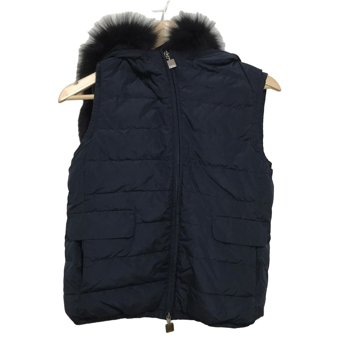 マックスマーラ ダウンベスト ネイビー 極美品 36 マックスマーラ