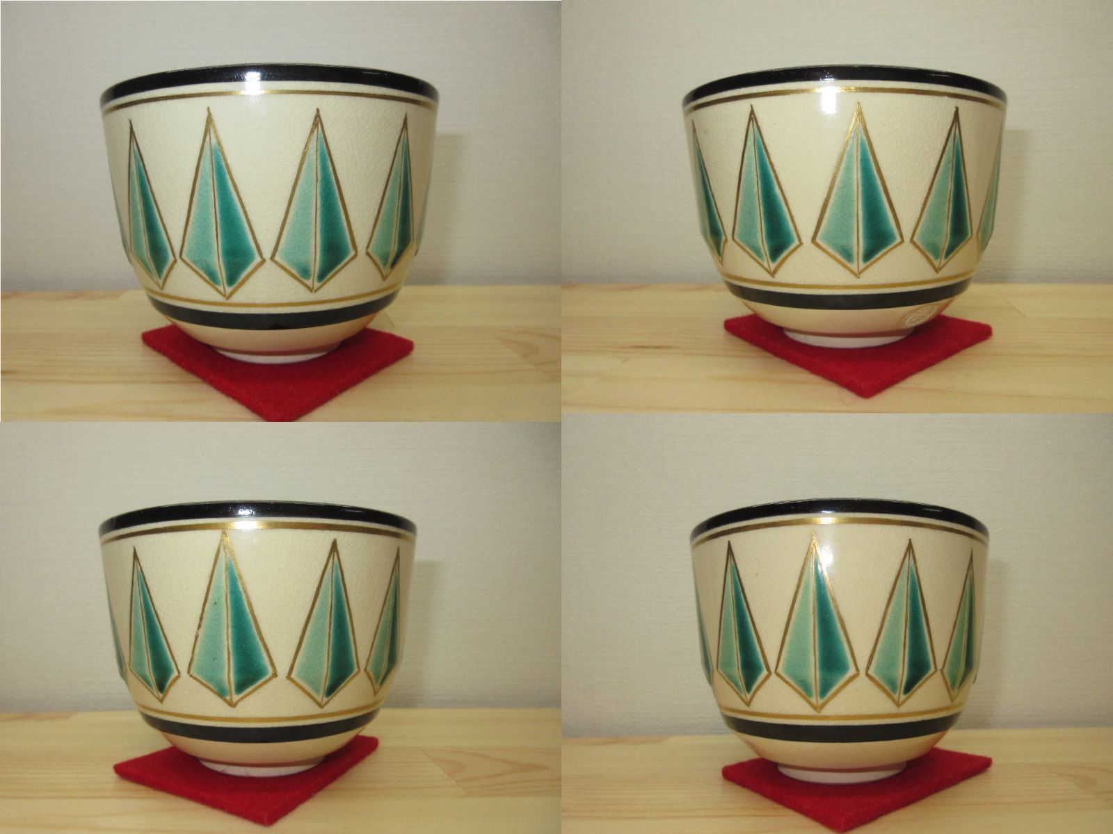 送料込【逢絢亭】茶道具 茶碗 色絵 林「鈴の音」表千家書付 永楽善五郎 共箱入り 逢絢亭】茶道具 茶碗 色絵 林「鈴の音」表千家書付 永楽善五郎